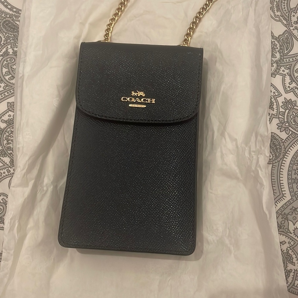 Coach cellphone crossbody wallet